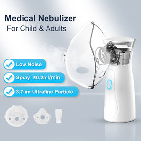 Portable Mesh Nebulizer for Kids and Adults