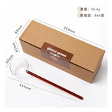 Heat-Resistant Long Handle Soup Spoon with Pouring Spout for Cooking, Serving, and Kitchen Decor