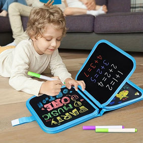 Erasable & Reusable Doodle Magic Book With 3 Markers & 2 Wipes