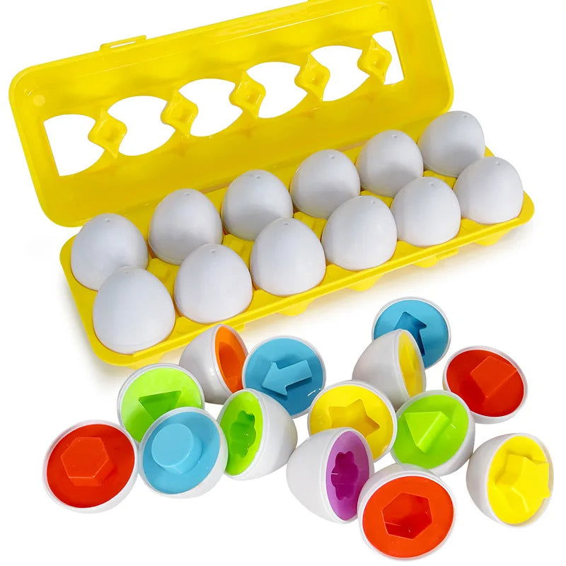 Montessori Smart Eggs Puzzle Matching