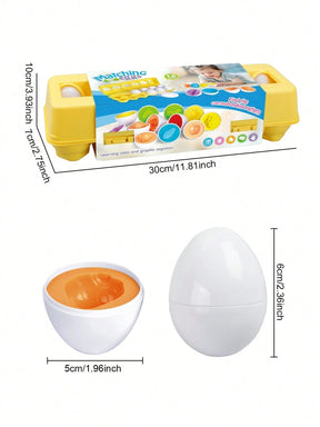 Montessori Smart Eggs Puzzle Matching