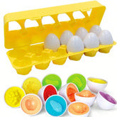 Montessori Smart Eggs Puzzle Matching