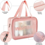 Waterproof Transparent Travel Toiletry Bag & Makeup Wash Bag