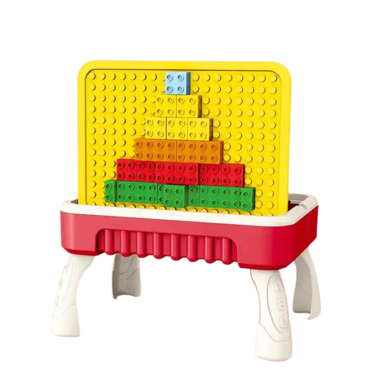 3 In 1 Multifuntional Building Blocks Table For Kids