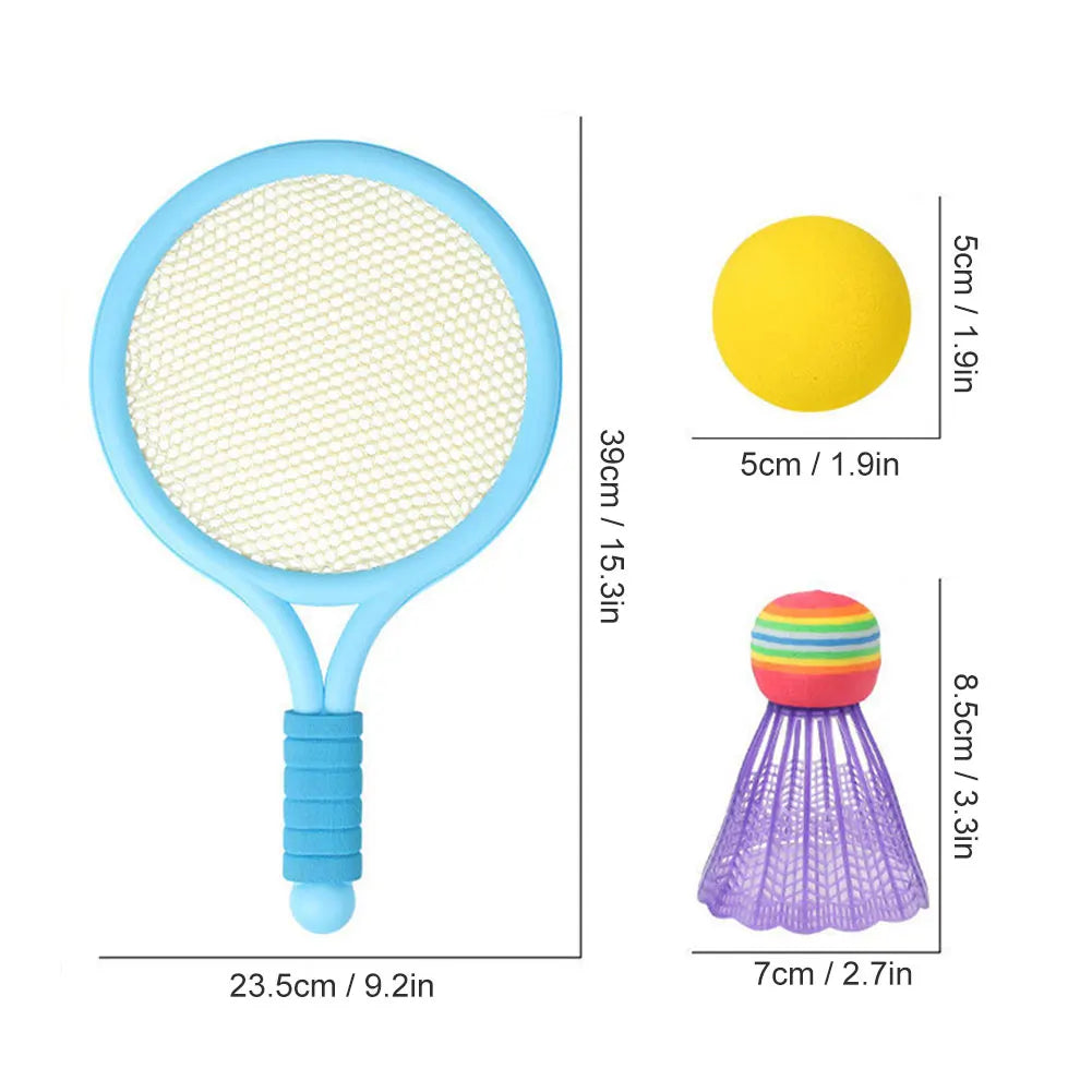 Soft Tennis Badminton Racket Set For Kids