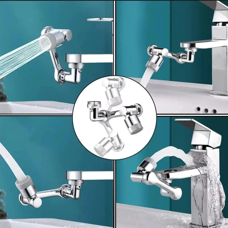 1080° Rotating Tap Spray Head Tap Extension for Kitchen Bathroom Tap Attachment