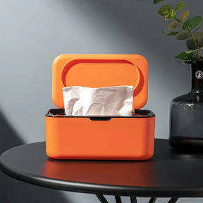 Portable Tissue Box With Lid