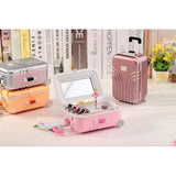 Mini Suitcase Jewelry Box and Travel Accessory Case