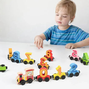 Magnetic Digital Train Toy For Kids