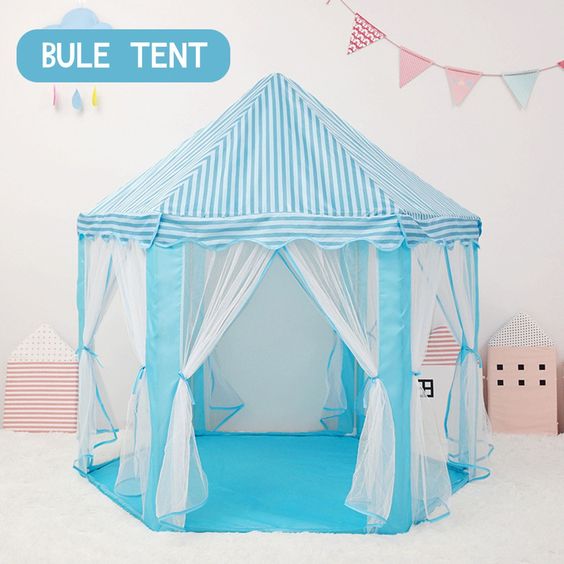 CHILDREN INDOOR AND OUTDOOR FAIRY PRINCESS CASTLE PLAY TENT