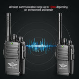 100M Long-Range Pro-Style Walkie Talkie Set