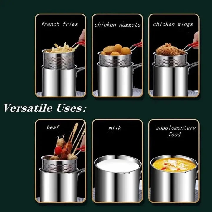 Stainless Steel Deep Fry Pot