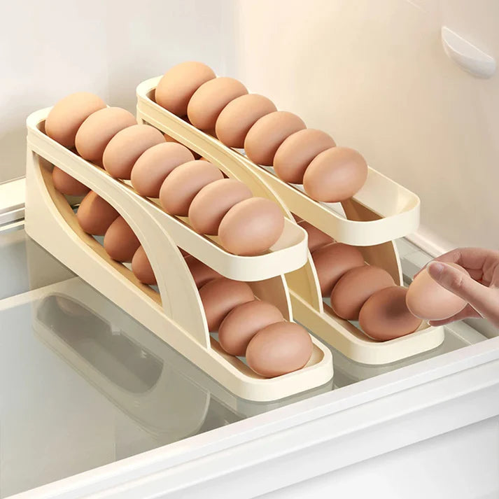 New Automatic Roll-Down Double-layer Egg Dispenser