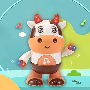 New Dancing Walking Baby Cow Toy