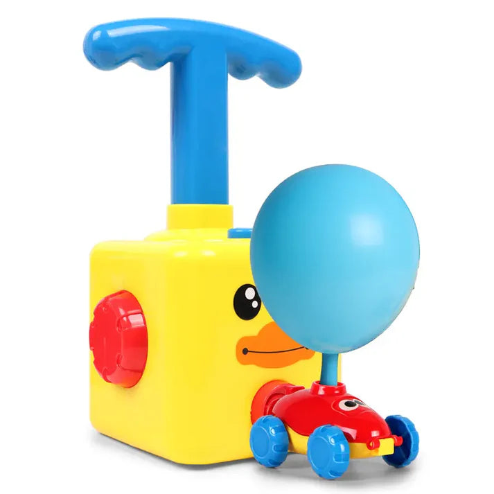 Balloon Powered Pumping Car Toy Set for Toddlers