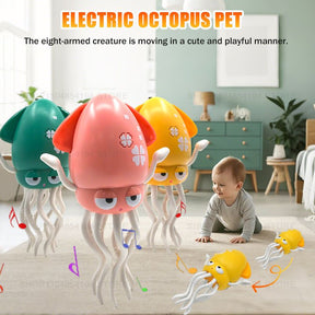 USB Rechargeable Dancing Octopus Baby Toy
