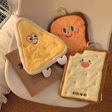 Cute Bread and Cheese Plush Hand Towels with Hanging Loops