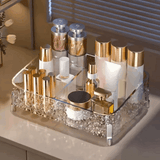 Luxury Crystal-Texture Cosmetic Storage Organizer