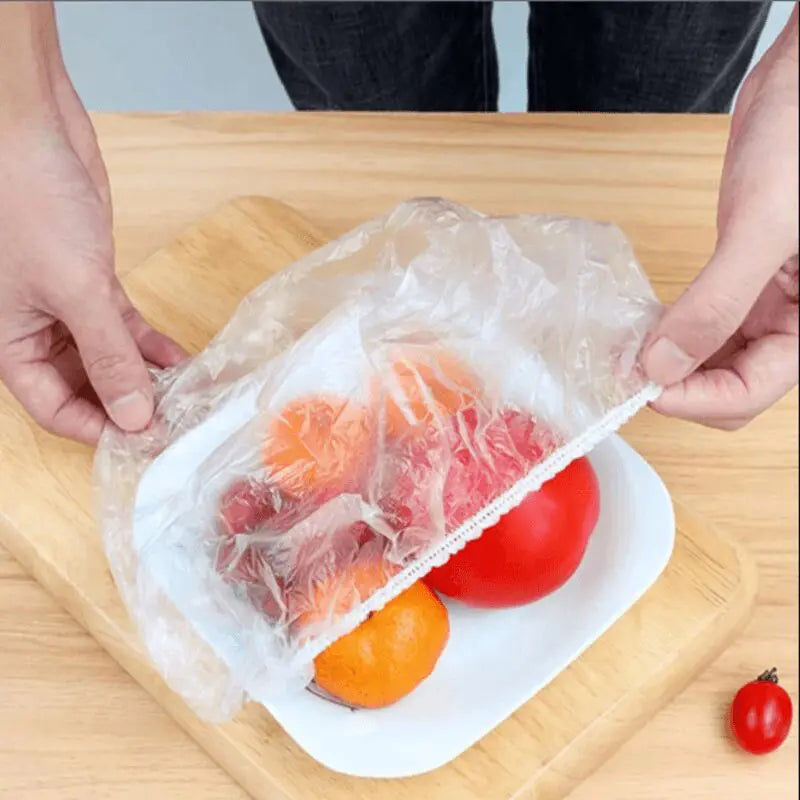 REUSABLE ELASTIC FOOD STORAGE COVERS