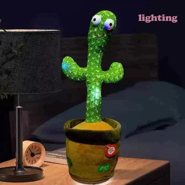 Cute Dancing and Talking Cactus Toy