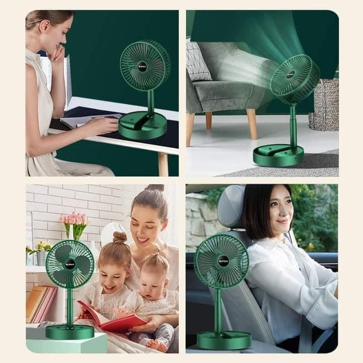 DESKTOP TELESCOPIC RECHARGEABLE FAN