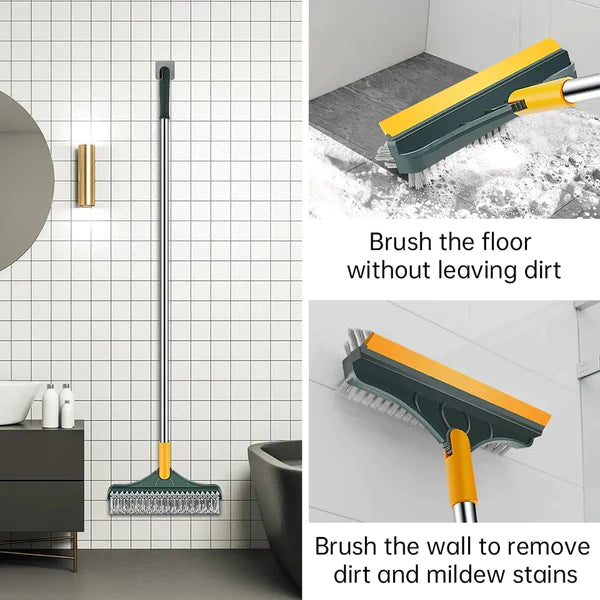 3 in 1 Floor Scrubber Wiper Brush