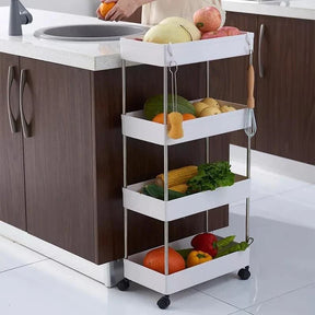 4 Layer Slim Smart Trolley