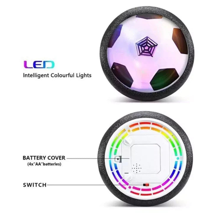 Hover Soccer Ball Toy For Kids | With Light & Foam Bumpers