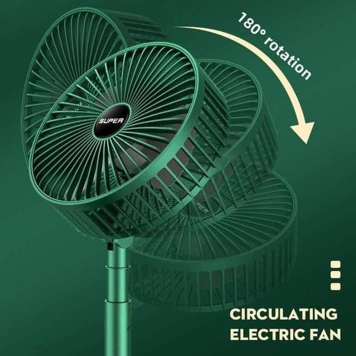 DESKTOP TELESCOPIC RECHARGEABLE FAN