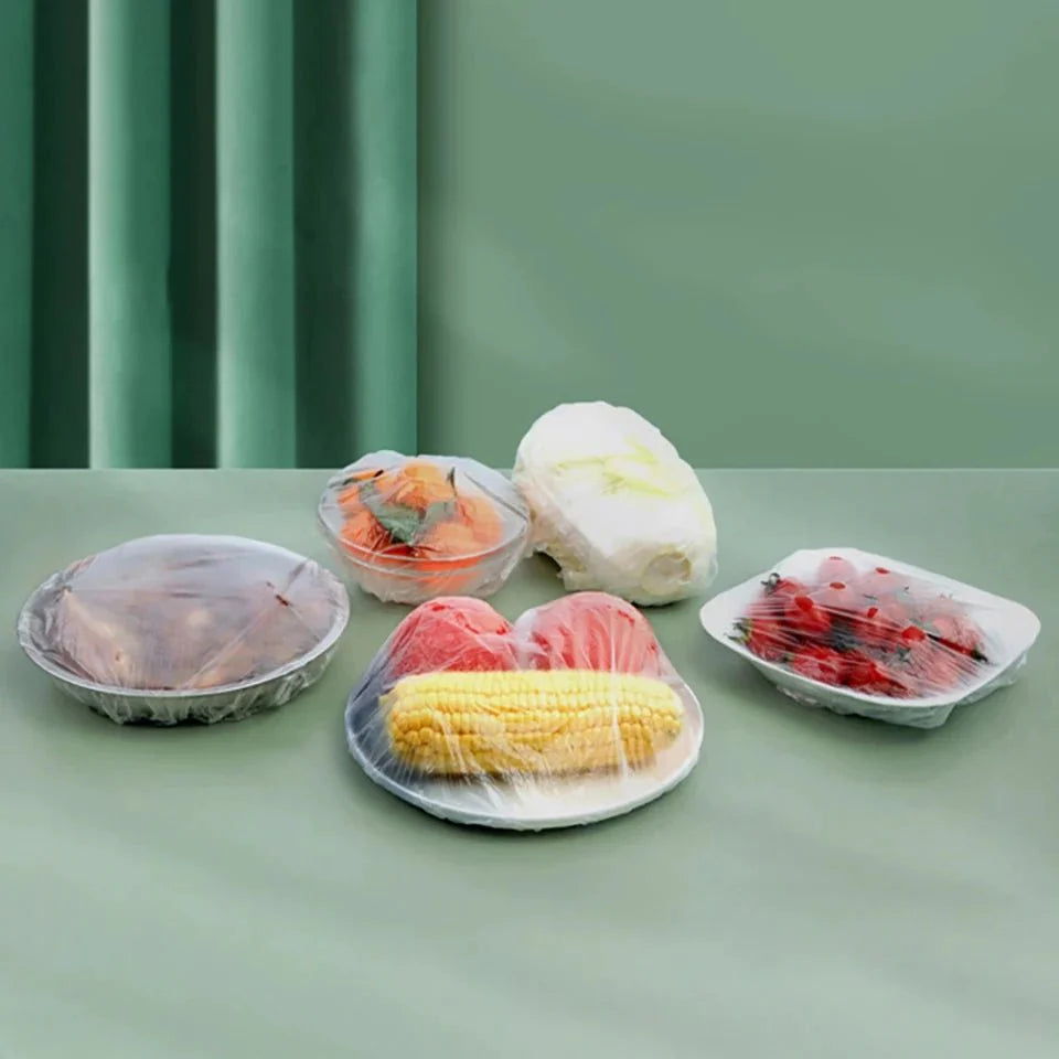 REUSABLE ELASTIC FOOD STORAGE COVERS