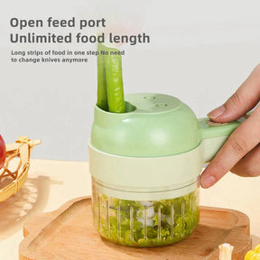 PORTABLE ELECTRIC VEGETABLE CUTTER