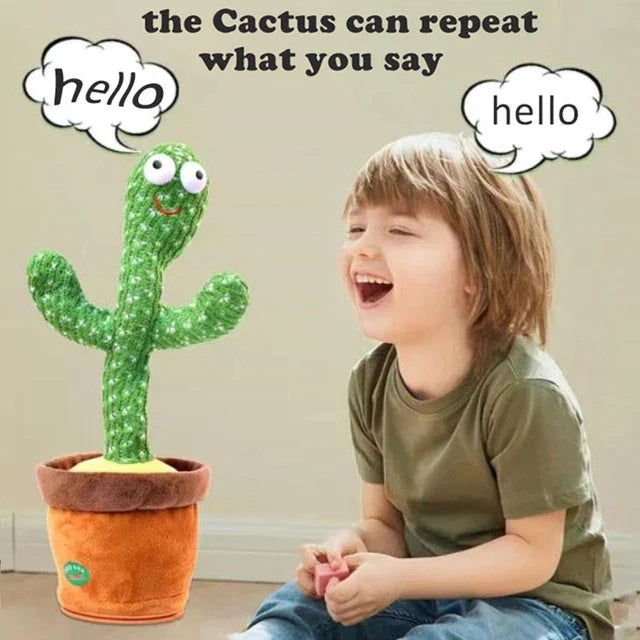 Cute Dancing and Talking Cactus Toy