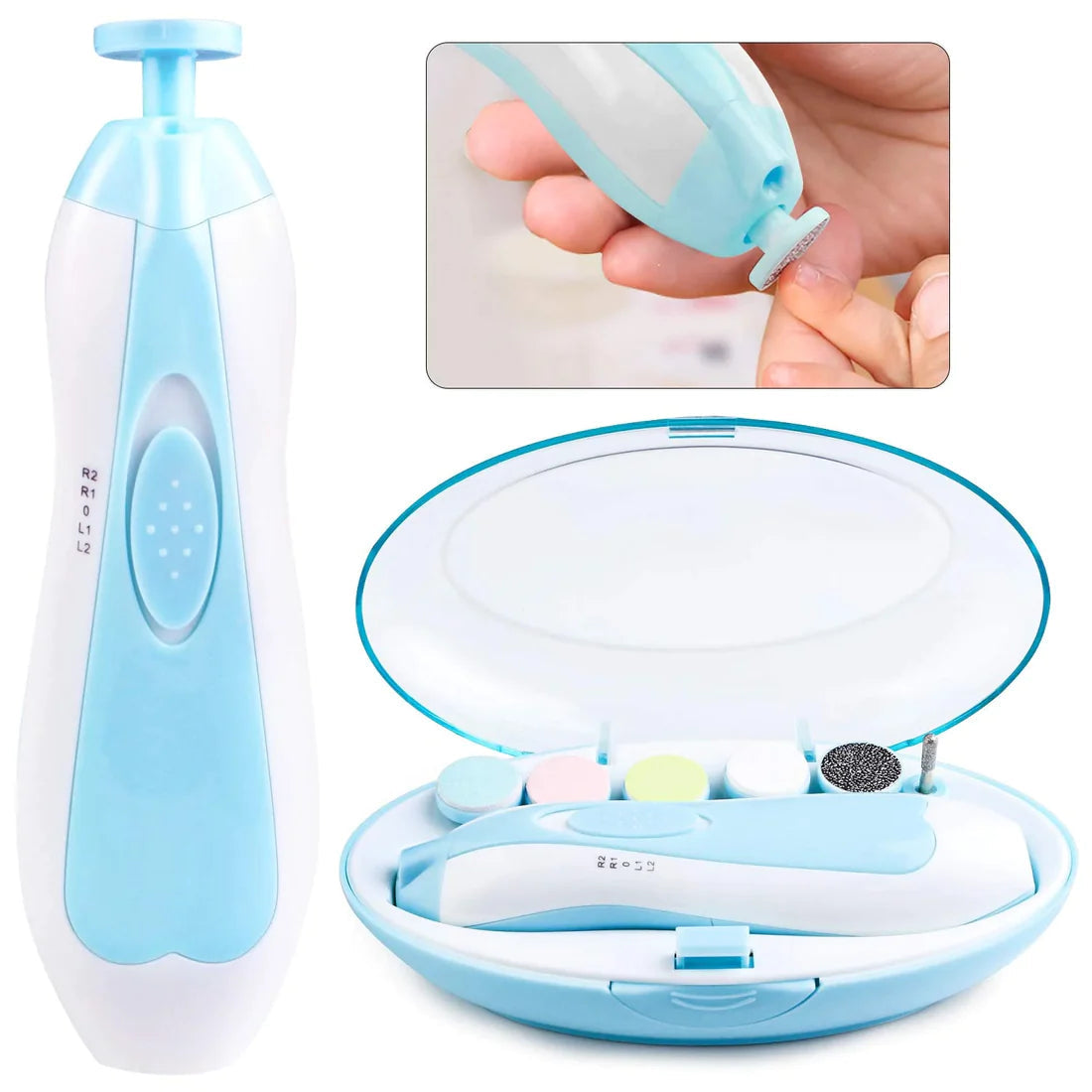 Electric Nail Clipper Cutter Baby Nail Kids