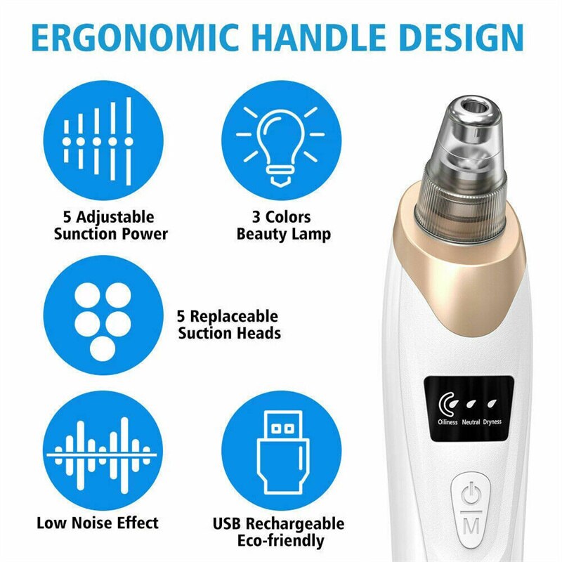 5 in 1 Rechargeable Blackhead Remover