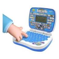 KidoKraze kids educational laptop toy with colorful keyboard and mouse, designed for learning and fun for children.