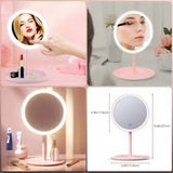 Makeup Mirror Portable 3 Color LED Light