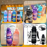 Motivational Time Marker Water Bottle 1000ml