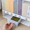6-Grid Wall-Mounted Grain Storage Dispenser