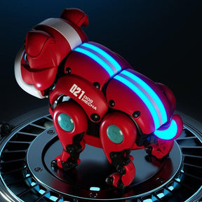 Red Bulldog Robot Toy For Kids