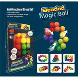 KidoKraze 3D Beaded Magic Ball and rotating fidget puzzle with colorful beads and intricate design for stress relief and entertainment