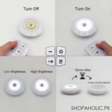 Wireless LED Puck Lights with Remote Control