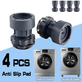 Universal Anti Vibration Washing Machine Foot Pads with Height Adjustment