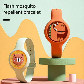 CARTOON MOSQUITO REPELLENT WRISTBAND WATCH/ BRACELET - ANTI INSECT (PACK OF 2)