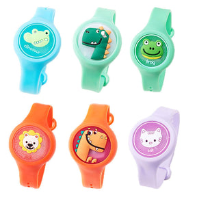 CARTOON MOSQUITO REPELLENT WRISTBAND WATCH/ BRACELET - ANTI INSECT (PACK OF 2)