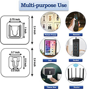 Double-Sided Adhesive Wall Hooks Hanger - 20PCS